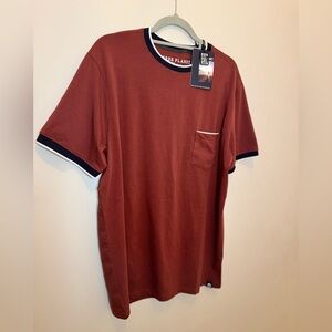 Free Planet NWT Men’s Crew Neck Tee Shirt in Russet - Size XL
